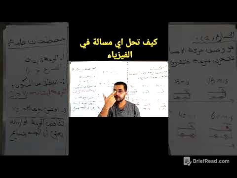 كيف تحل اي مسألة في الفيزياء