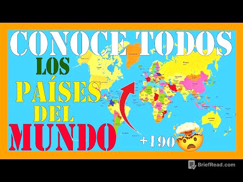✅✅✅TODOS los PAÍSES y capitales del MUNDO - MAPA político del MUNDO