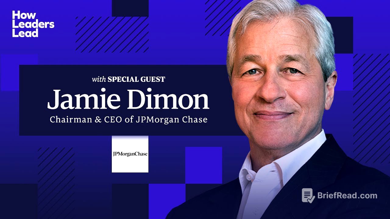 Inside the Mind of Jamie Dimon, JP Morgan CEO: Lessons on Leadership and Success