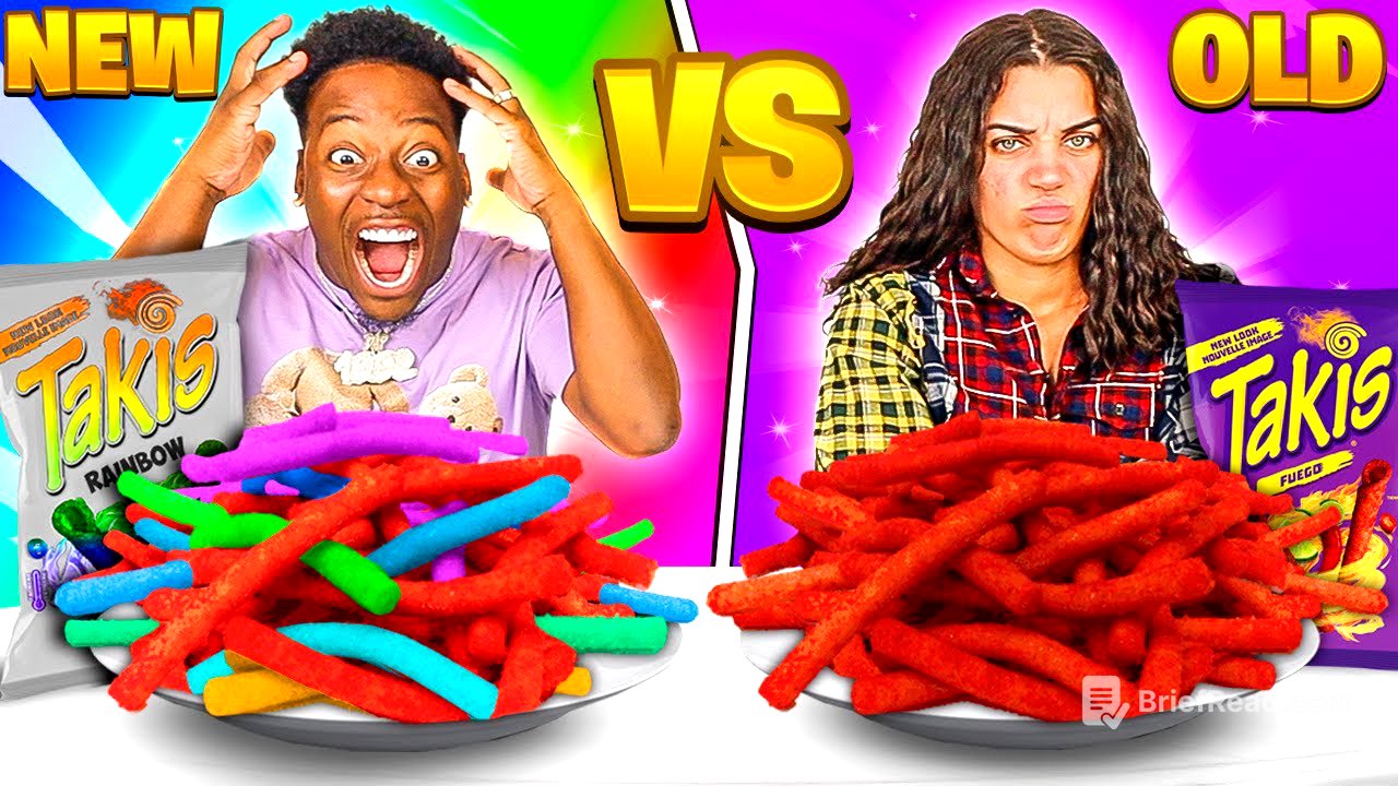 NEW VS OLD FOOD CHALLENGE #2