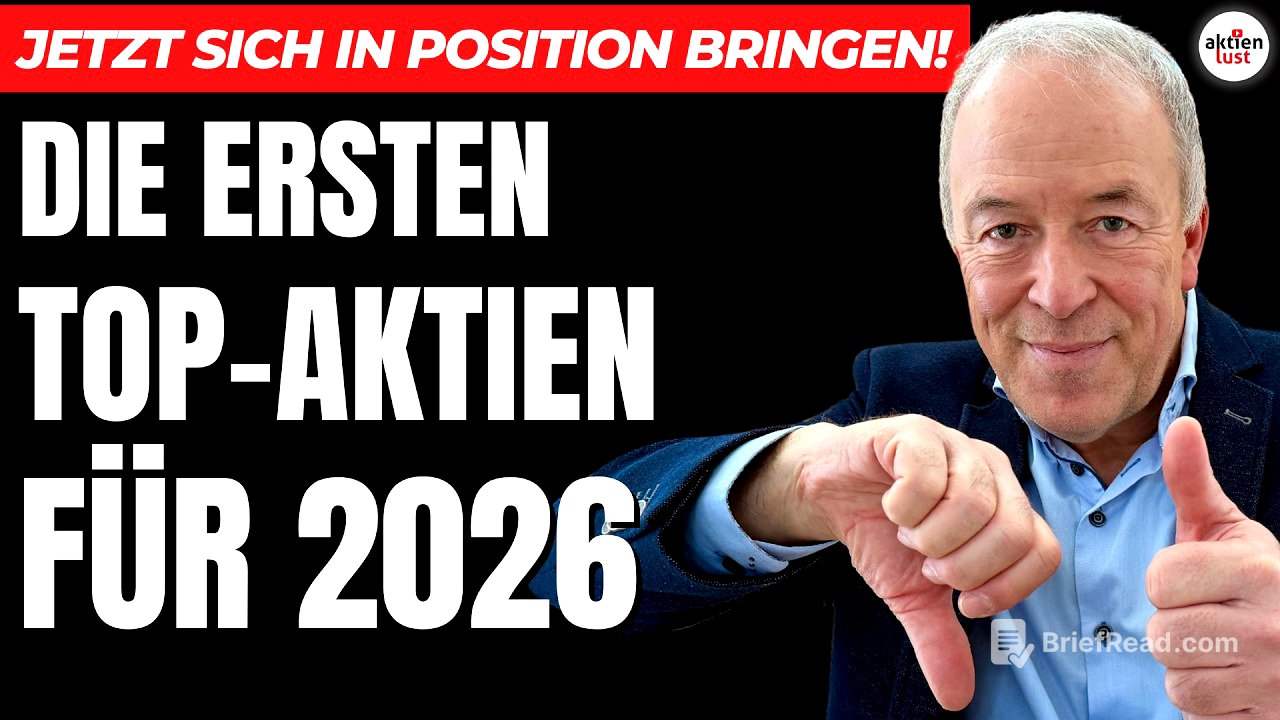 Die ersten Top-Aktien für 2026: Jetzt kommt es auf Stock-Picking an!