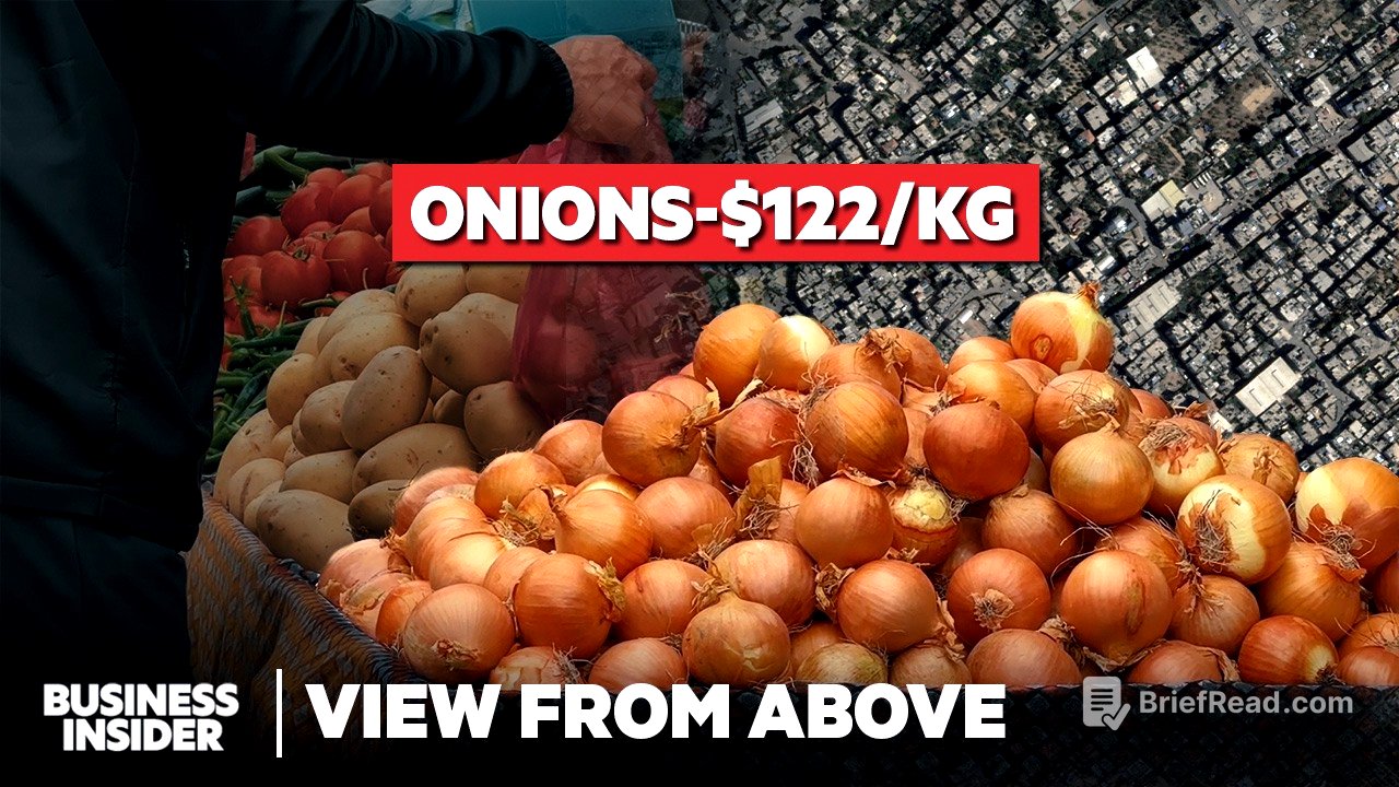 Inside Gaza’s Deadly Food Economy | View From Above | Business Insider