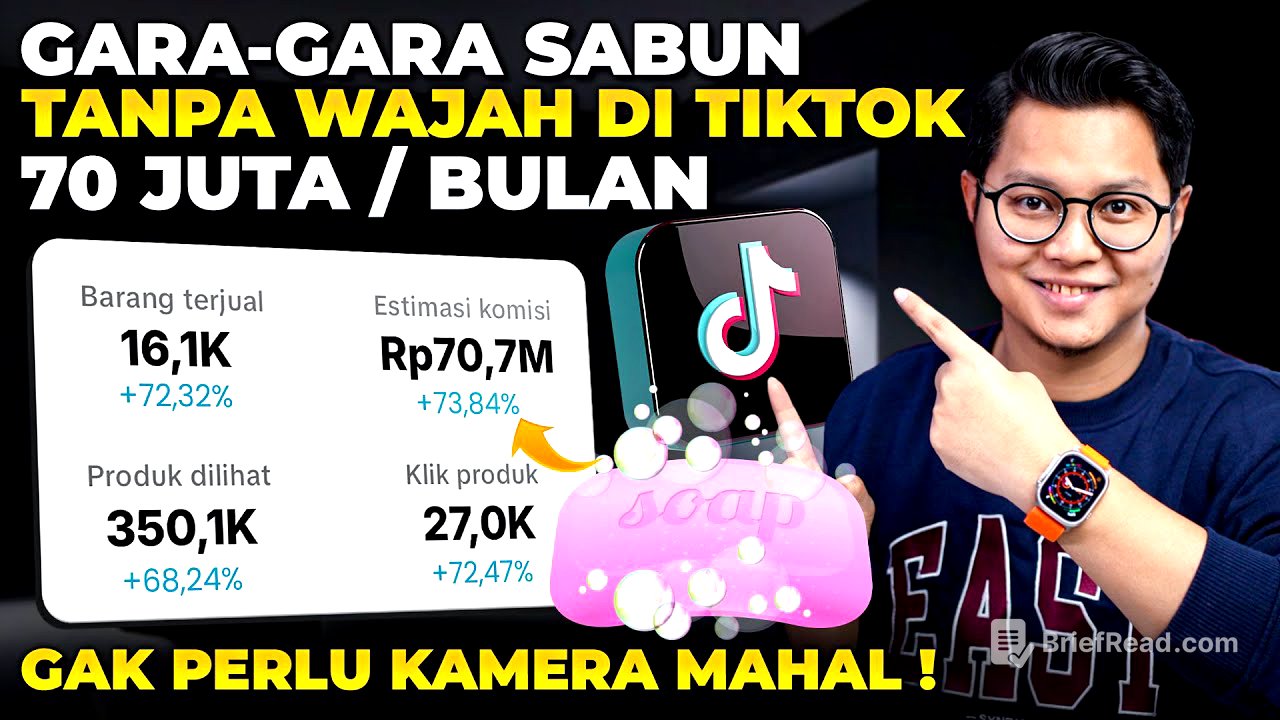 GARA-GARA SABUN, TANPA WAJAH DI TIKTOK 70 JUTA PER BULAN, CEK SEGERA !