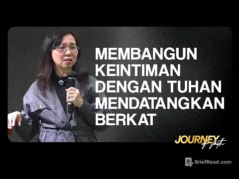 MEMBANGUN KEINTIMAN DENGAN TUHAN MENDATANGKAN BERKAT - Ps. Ruth Julia