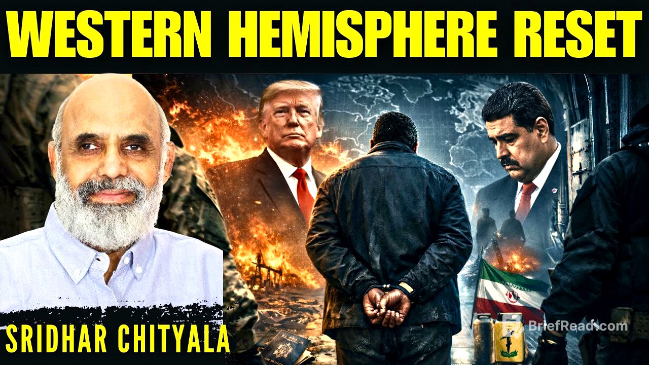Western Hemisphere Reset: Why the U.S. Moved on Maduro • Sridhar Chityala