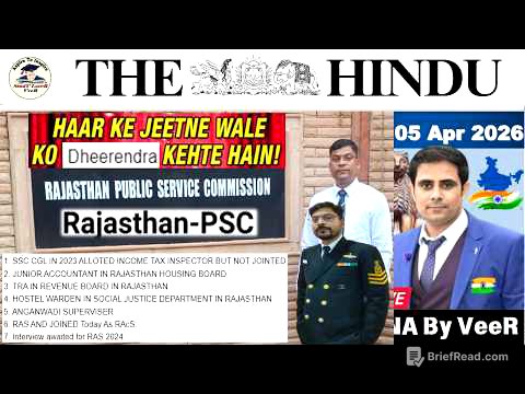 The Hindu Analysis Today | 05 April 2026 | The Hindu NewsPaper Today | UPSC Current Affairs Today