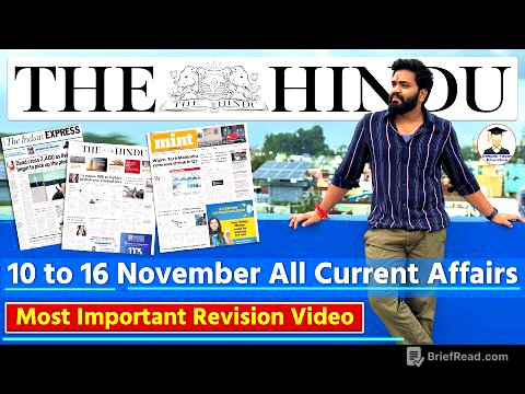 The Hindu Analysis Today | 16 November 2025 | Weekly Compilation | Daily Current Affairs