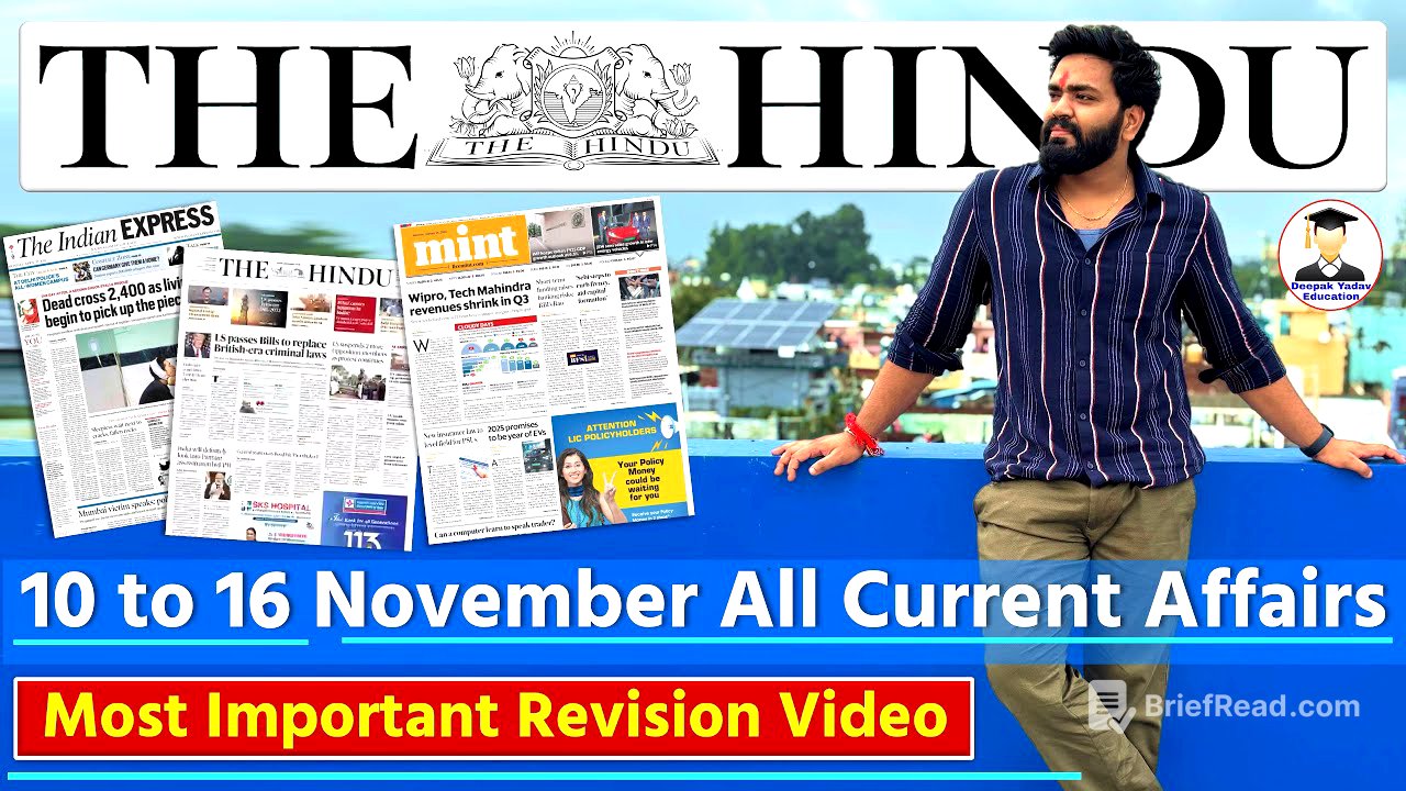 The Hindu Analysis Today | 16 November 2025 | Weekly Compilation | Daily Current Affairs