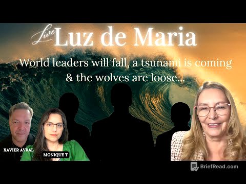 ⚠️ URGENT: LUZ DE MARÍA – THREE HEADS OF STATE WILL FALL, DIABOLICAL SECTS & A TSUNAMI