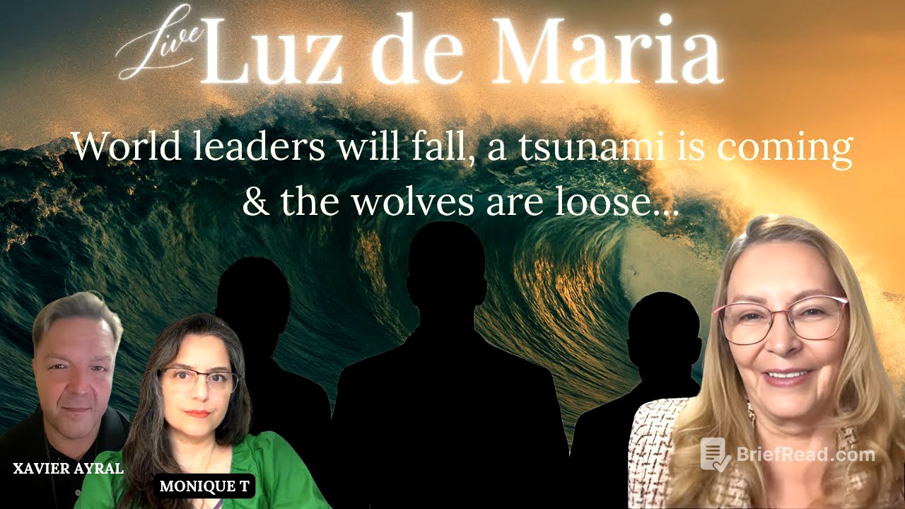 ⚠️ URGENT: LUZ DE MARÍA – THREE HEADS OF STATE WILL FALL, DIABOLICAL SECTS & A TSUNAMI