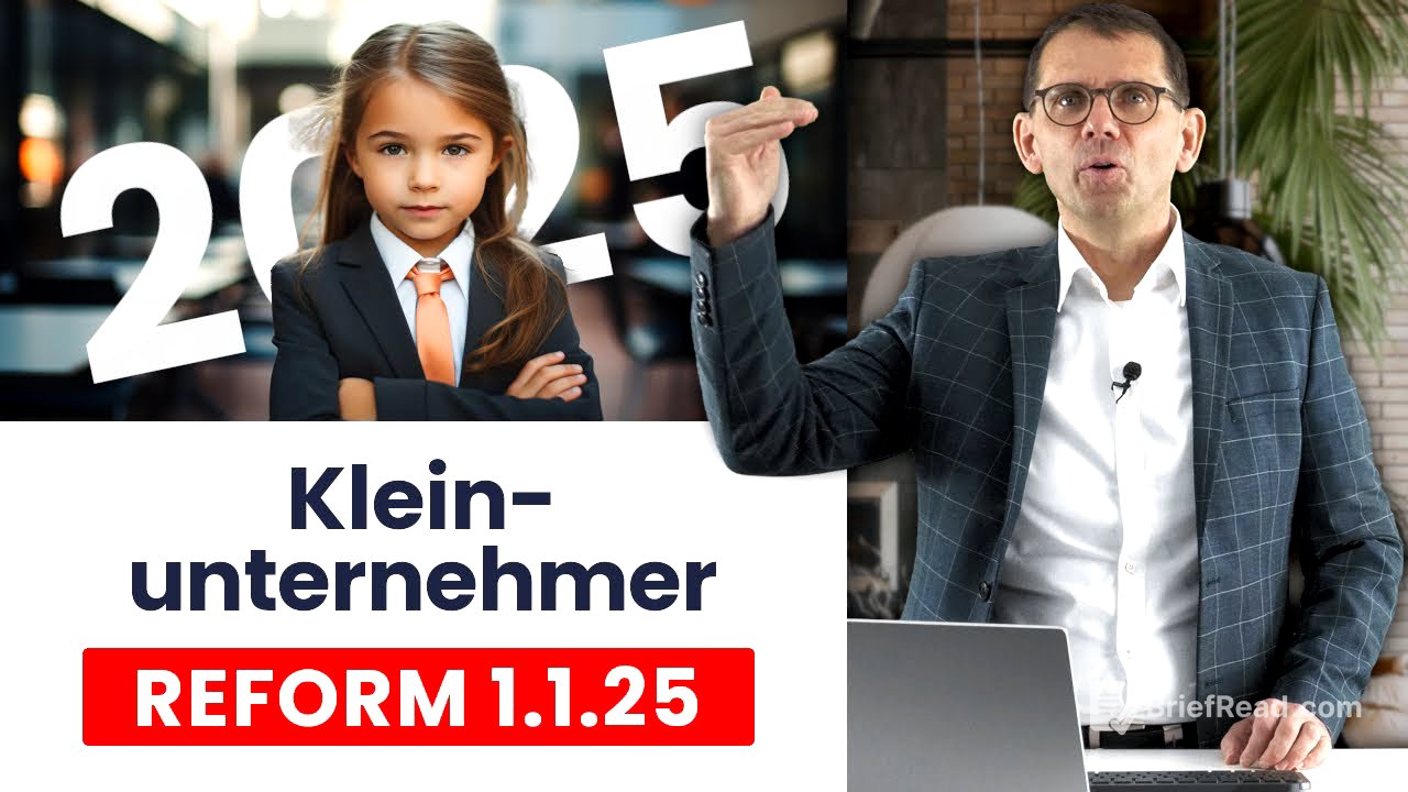 KLEINUNTERNEHMERREGELUNG ab 1.1.2025 | Alles Neu! Was KLEINUNTERNEHMER jetzt wissen müssen