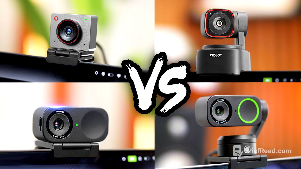 Best 4k Webcam Showdown 🔥 OBSBOT Meet 2 4K / Tiny 2 Lite vs Insta360 Link 2C / Link 2