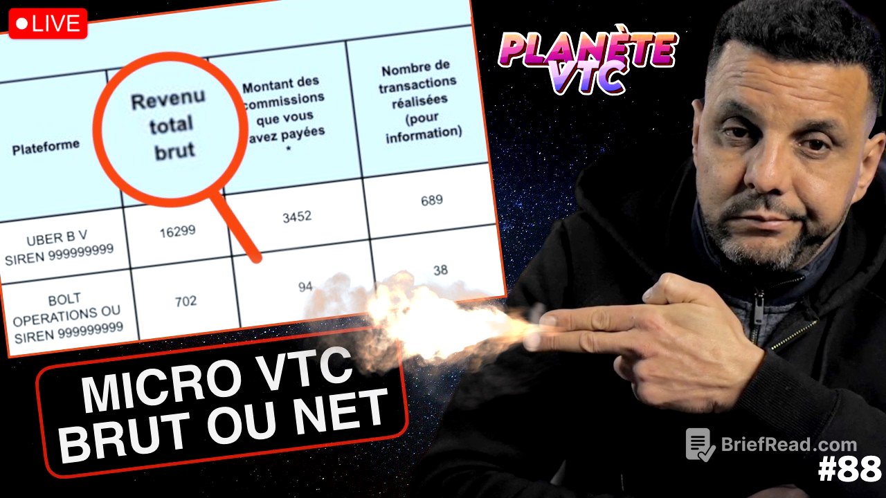 Montant Brut ou Net ? Les déclaration pré-remplies, quelles conséquences pour les VTC en Micro