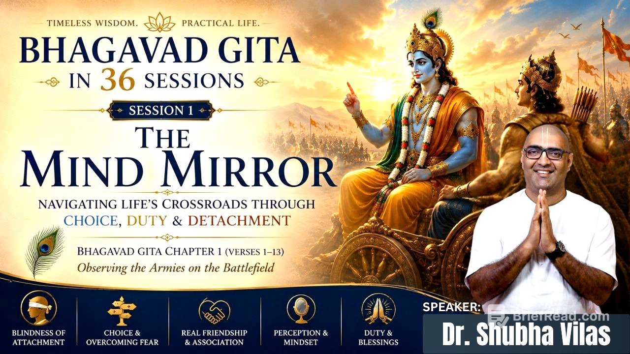 The Mind Mirror | session 1 | 36 sessions - Bhagavad Gita Course | Dr. Shubha Vilas