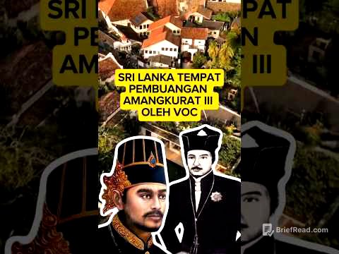 SRI LANKA TEMPAT PEMBUANGAN VOC #sejarah #amangkurat #srilanka