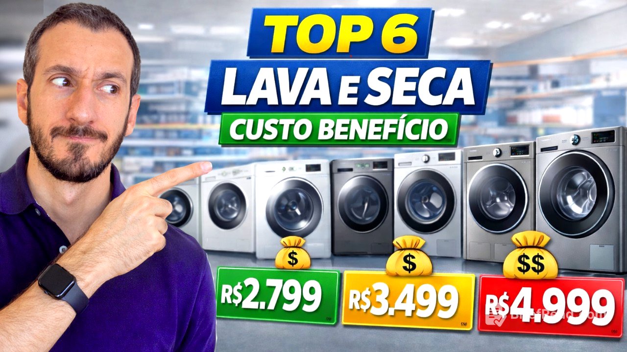 LAVA E SECA Custo Benefício 2026 - As 6 melhores Lava e Seca para Comprar 2026 Máquina Lava e Seca