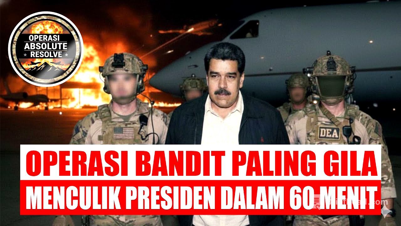 Absolute Resolve, Operasi Bandit Amerika Menculik Presiden Venezuela Nicolas maduro