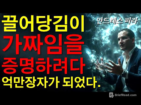 노숙자에서 억만장자가 된 남자. 최고의 '시크릿 실천편' 안드레스 피라의 실제 이야기