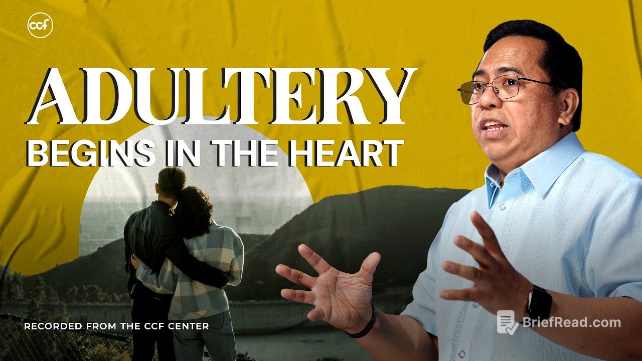 No Adultery! Be Faithful Because God is Faithful | Bong Saquing | May 17, 2026