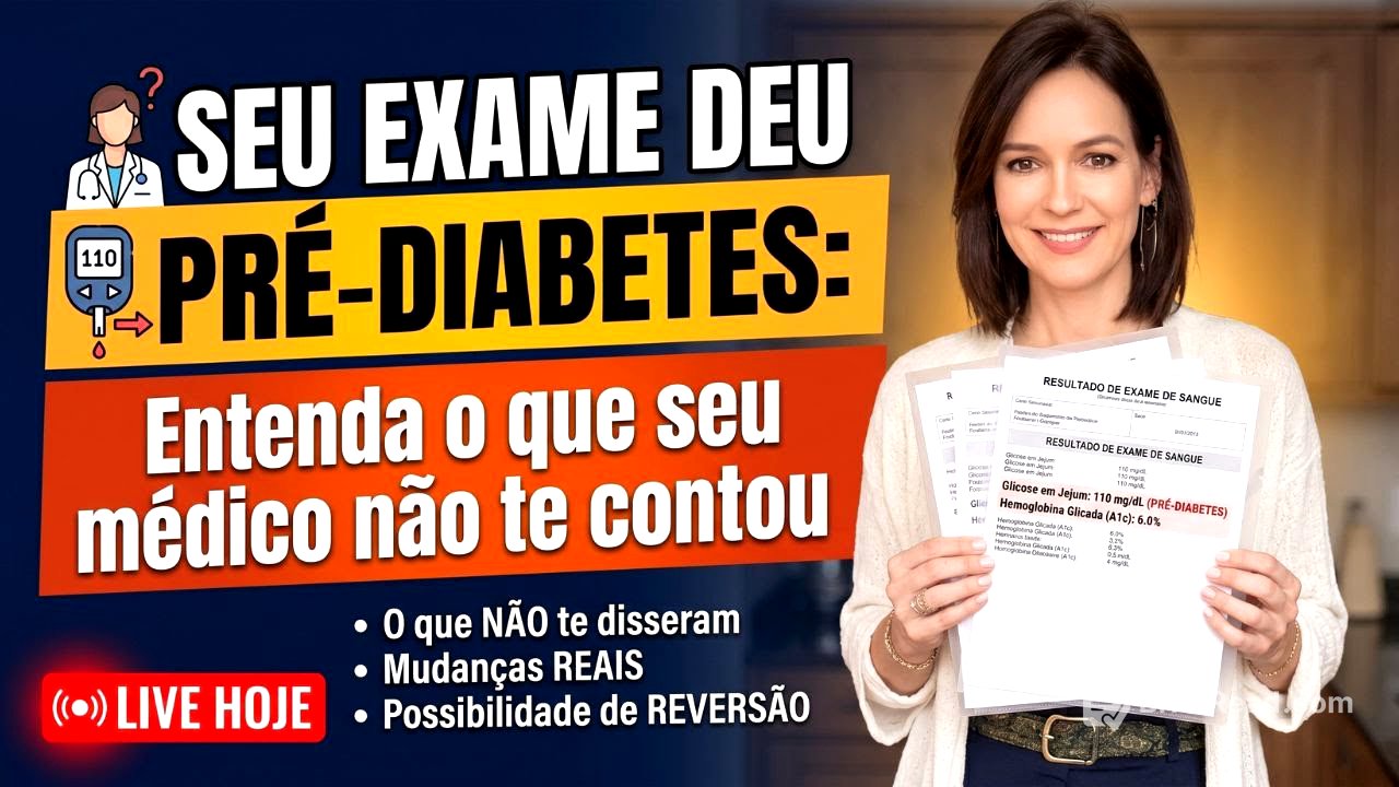 Seu Exame Deu Pré-Diabetes: Entenda O Que Seu Médico Não Te Contou
