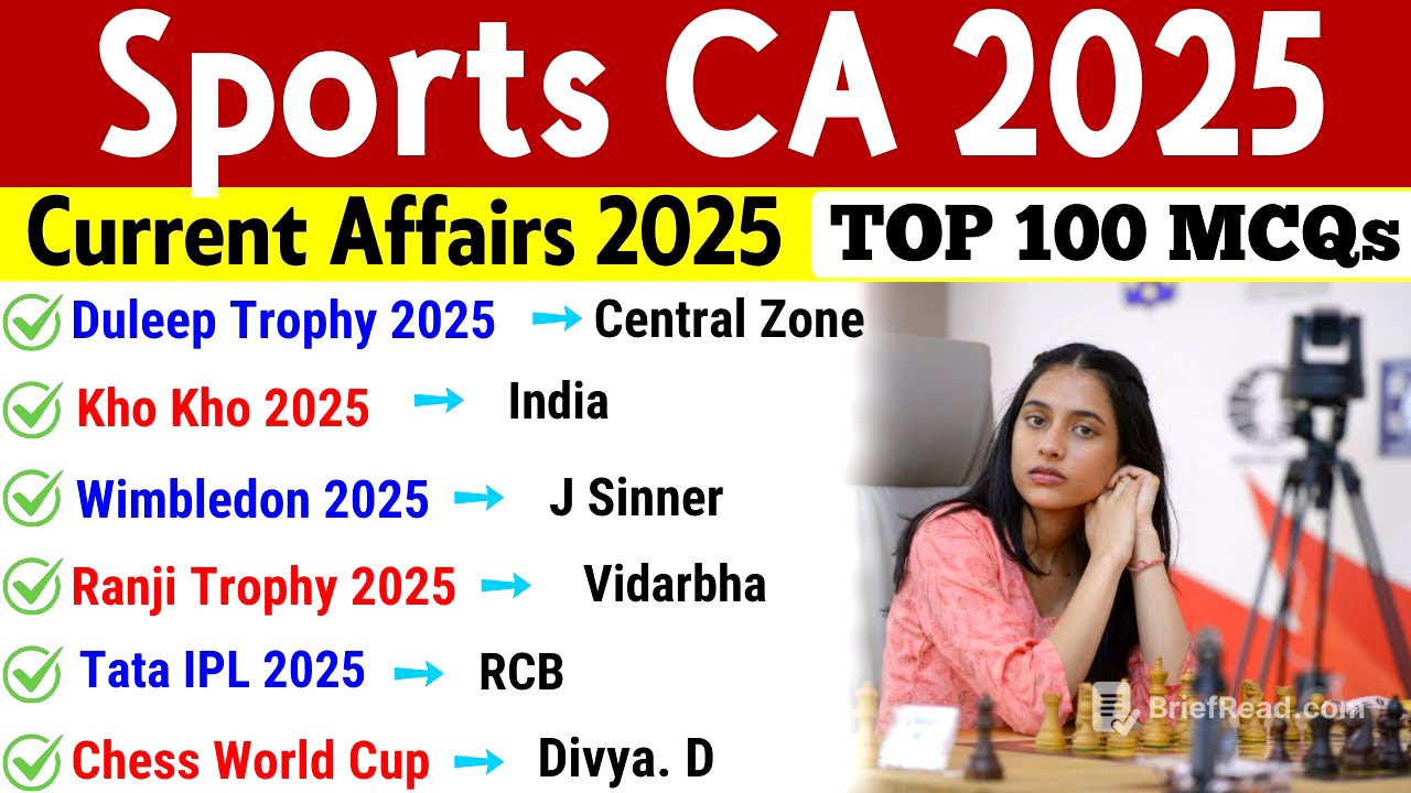 Sports Current Affairs 2025 | Sports Awards 2025 | Sports Important mcq | Sports 2025 gk