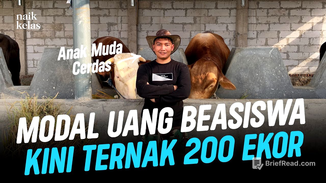 Sukses Ternak Sapi Dari 2 Jadi 200 Ekor Tanpa Ngarit di Usia 25 Tahun