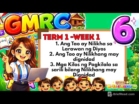 Grade 6 GMRC 6–Term 1 Week 1 Ang Tao ay Nilikha sa Larawan ng Diyos
