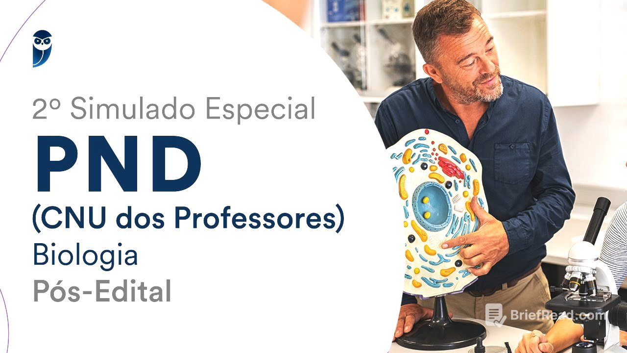 2º Simulado Especial PND CNU dos Professores – Biologia - Pós-Edital - Correção