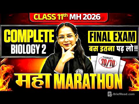 MH Board Class11: Complete Biology-2 महा Marathon | Expected Questions for Final Exam