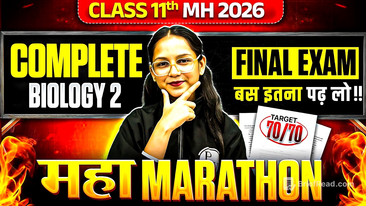 MH Board Class11: Complete Biology-2 महा Marathon | Expected Questions for Final Exam