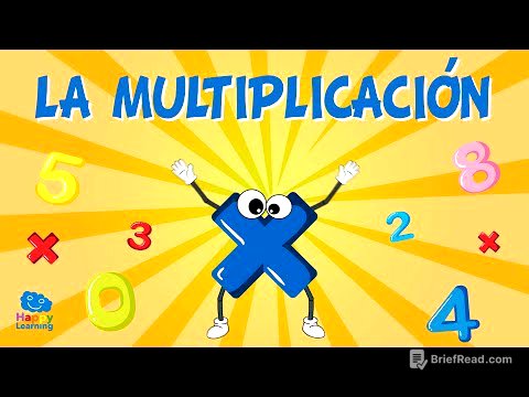 Aprendiendo a multiplicar. La Multiplicación | Vídeos Educativos para niños
