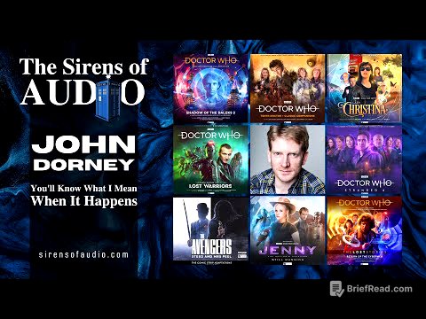 John Dorney on Big Finish Tenth Doctor Classic Companions, Ninth & Cybermen, The Avengers & more