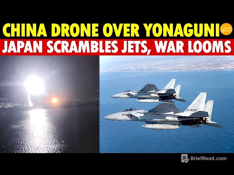 Breaking! China Drone Invasion Over Yonaguni Island, Japan Scrambles Jets—War on the Brink