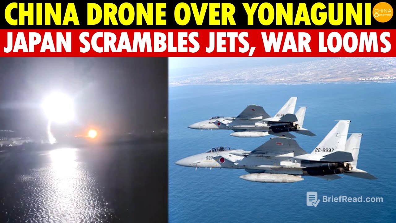 Breaking! China Drone Invasion Over Yonaguni Island, Japan Scrambles Jets—War on the Brink