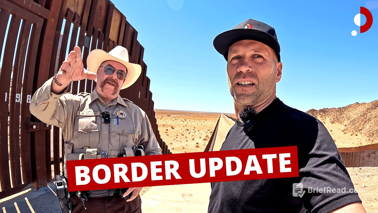 US/Mexico Border With Arizona Sheriff - What’s It Like Now? 🇺🇸🇲🇽