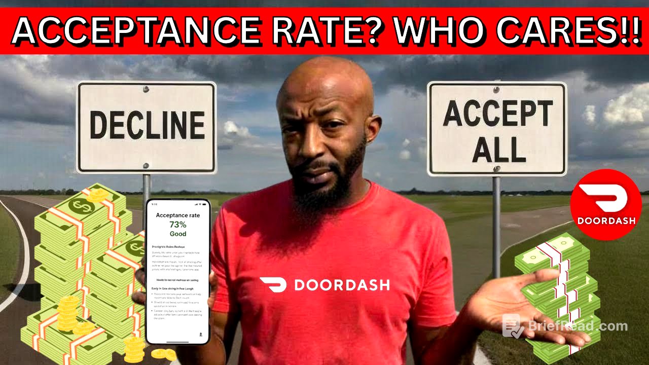 3 Doordash Drivers Who Can Ignore Acceptance Rate—And Still GET PAID