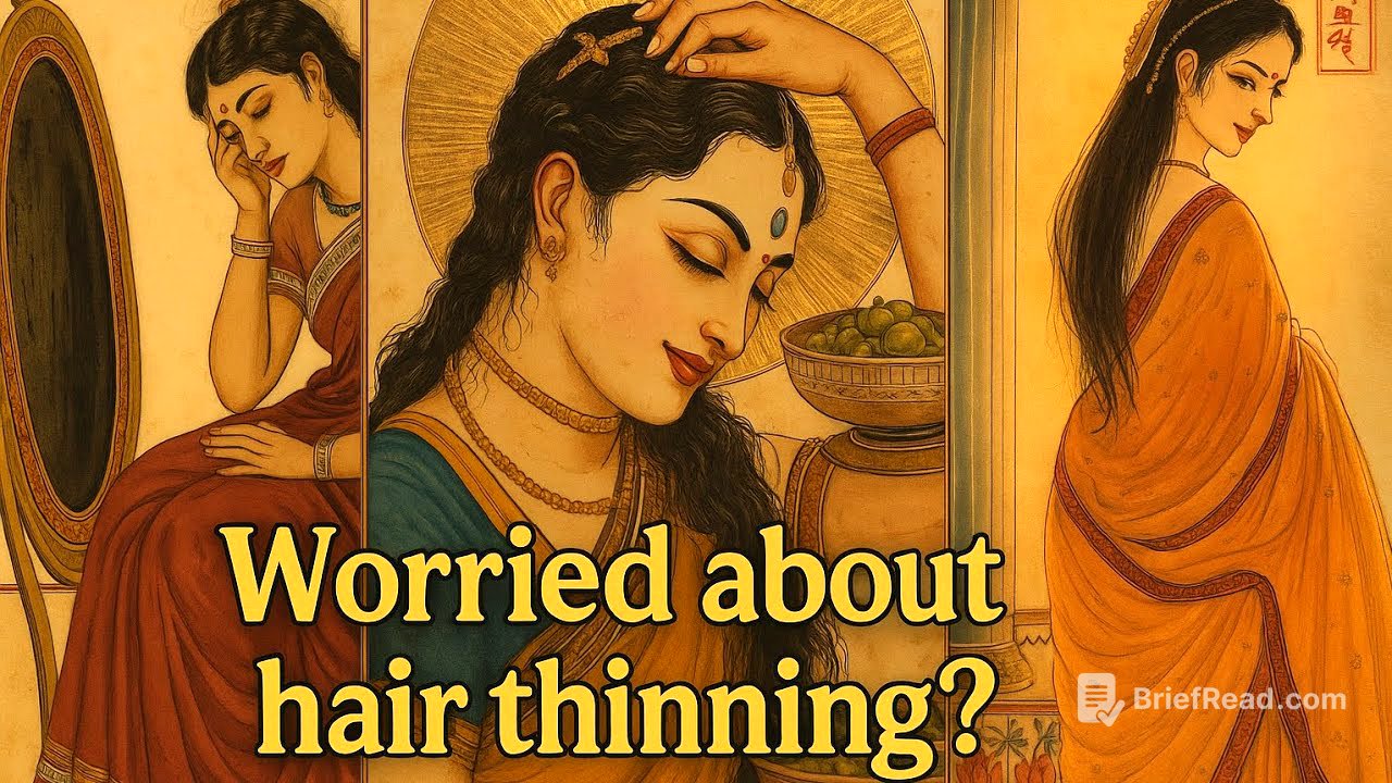 Hair Thinning रुक जाएगा ✋✨ | Crown Chakra Healing + Moonlight Oiling | Ayurvedic Hair Growth Secret 
