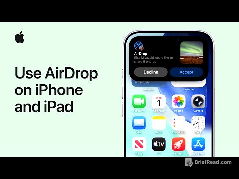 How to use AirDrop on iPhone and iPad | Apple Support