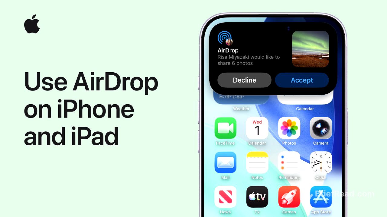 How to use AirDrop on iPhone and iPad | Apple Support