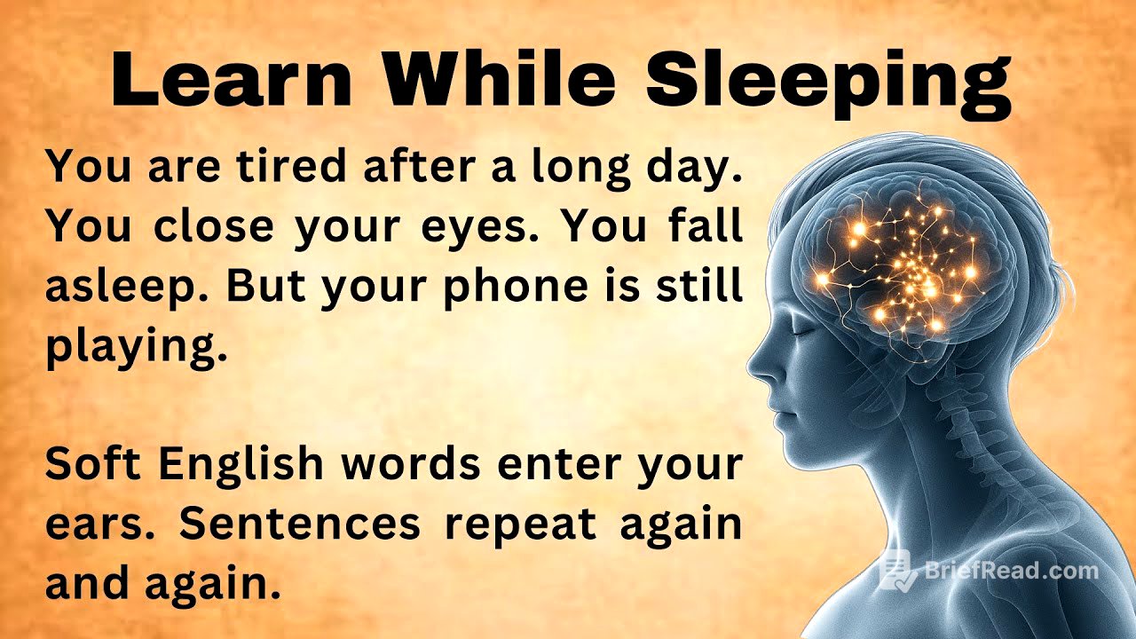 How to Learn English in Your Sleep || Improve Your English While Sleeping