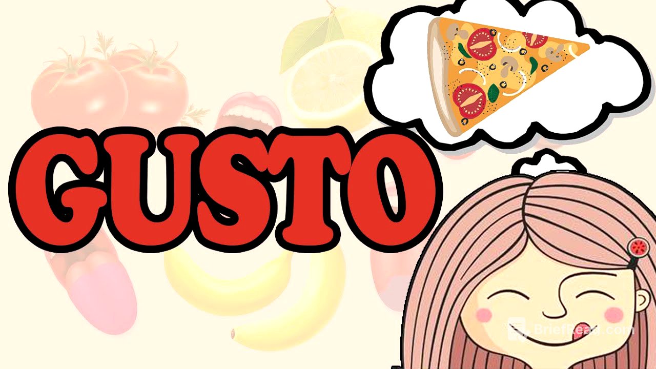 Sentido del GUSTO - Fisiología