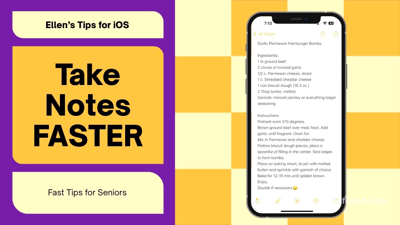 Take Notes Faster on Your iPhone or iPad – Simple Tips for Seniors