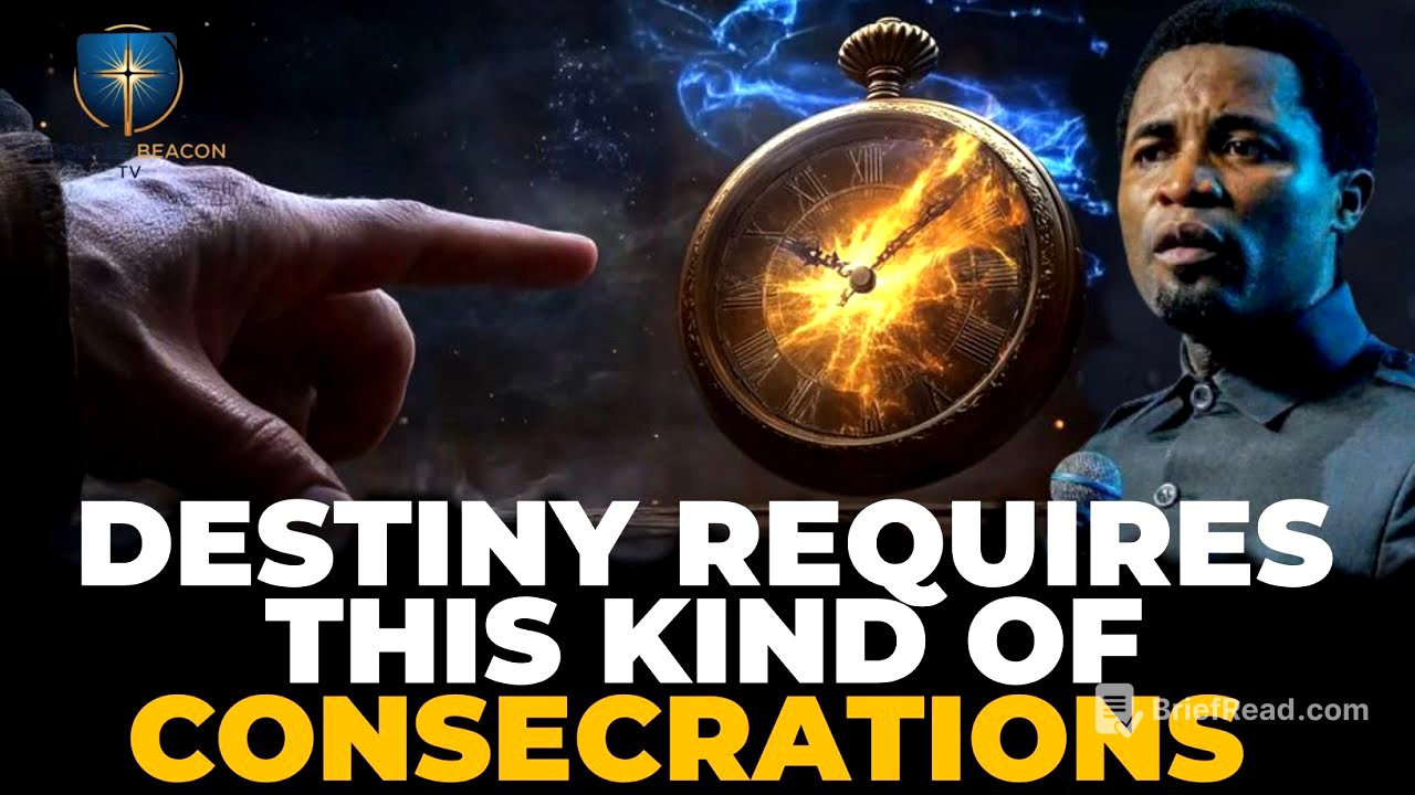 Consecrate Yourself to Fulfill Destiny — Apostle Michael Orokpo