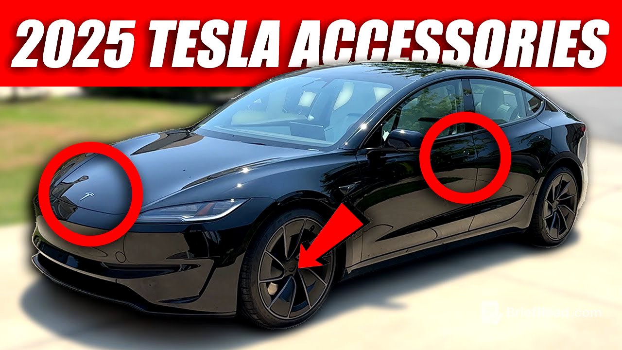 20 Must-Have Accessories for the 2025 Tesla Model 3 Highland