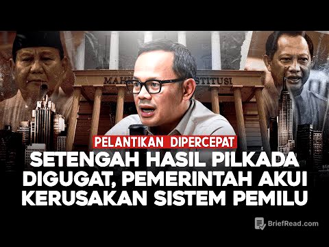 PELANTIKAN DIPERCEPAT. SETENGAH HASIL PILKADA DIGUGAT, PEMERINTAH AKUI KERUSAKAN SISTEM PEMILU