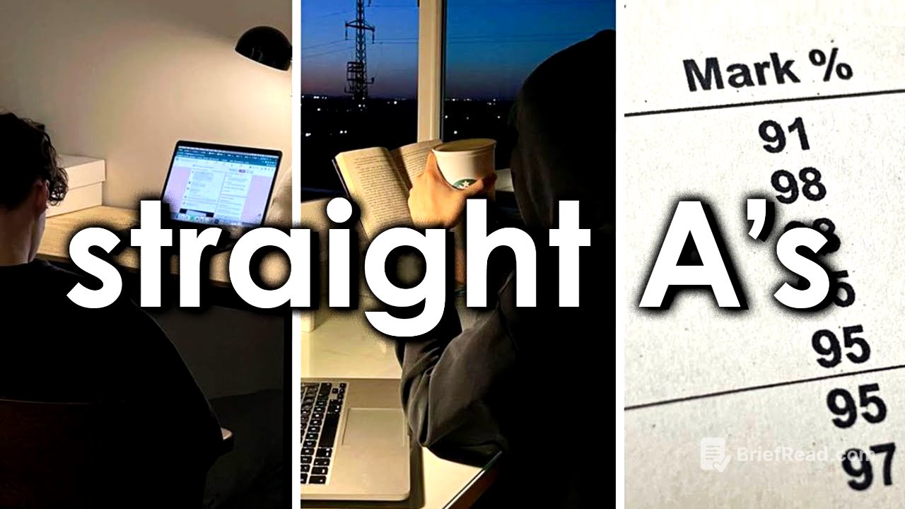 getting straight A's is easy, actually