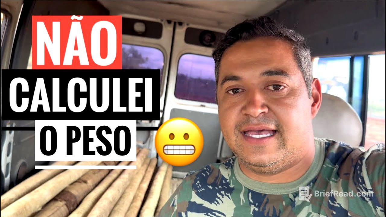 A VAN NÃO VAI AGUENTAR. COMPRANDO AS MADEIRAS DO PARQUINHO PRO SÍTIO. 