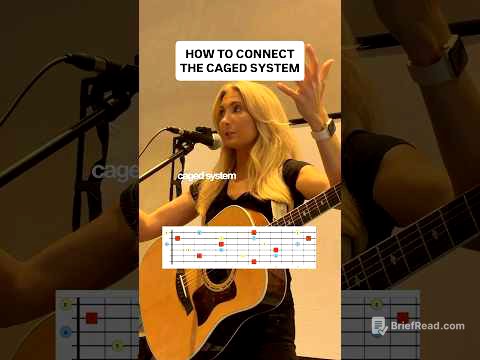 How to connect the CAGED System on the guitar fretboard. #guitarteacher #guitarlesson #cagedsystem