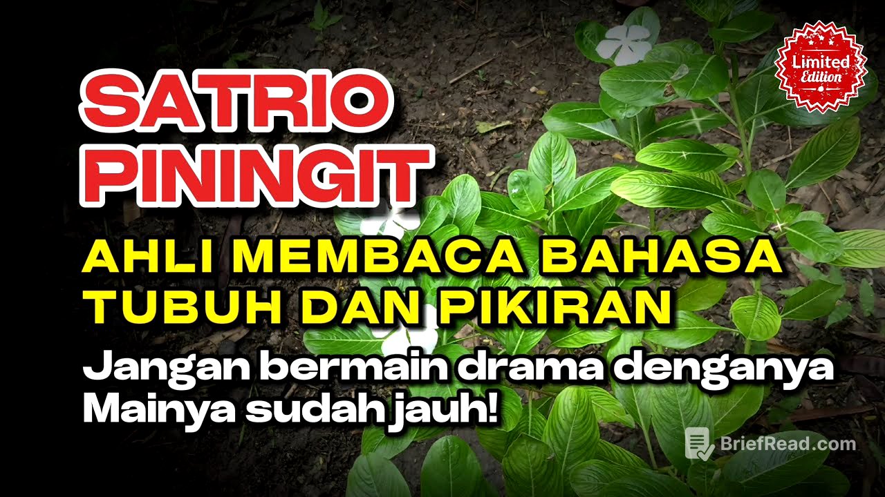 SATRIO PININGIT: Ahli membaca bahasa tubuh dan pikiran