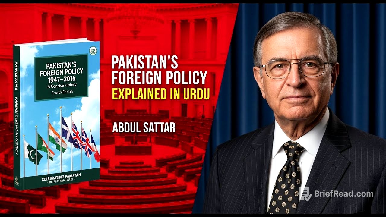 Pakistan’s Foreign Policy 1947–2016 Explained in Urdu | Abdul Sattar Book Summary